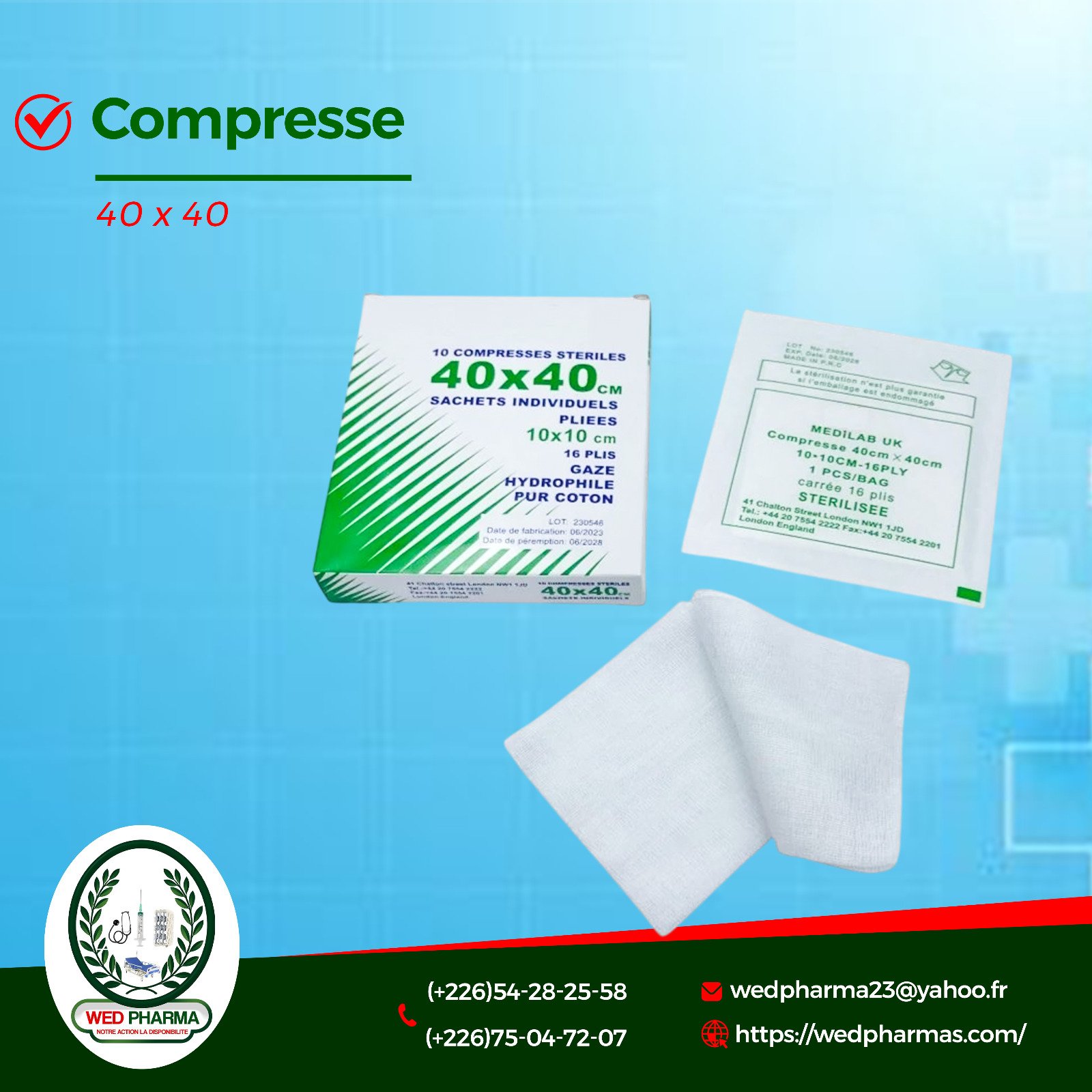 Compresse